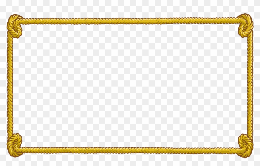 Rope Clipart Simple Color Border - Barbed Wire #1048245