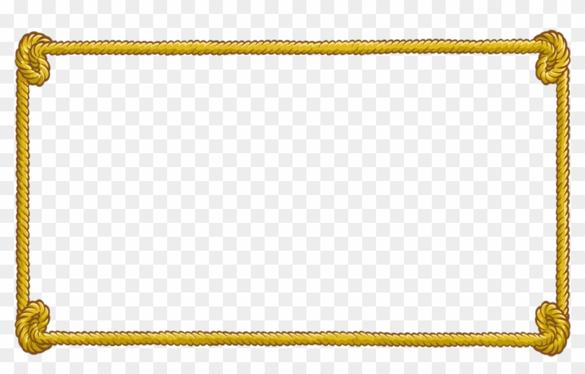 Rope Clipart Simple Color Border - Barbed Wire #1048245