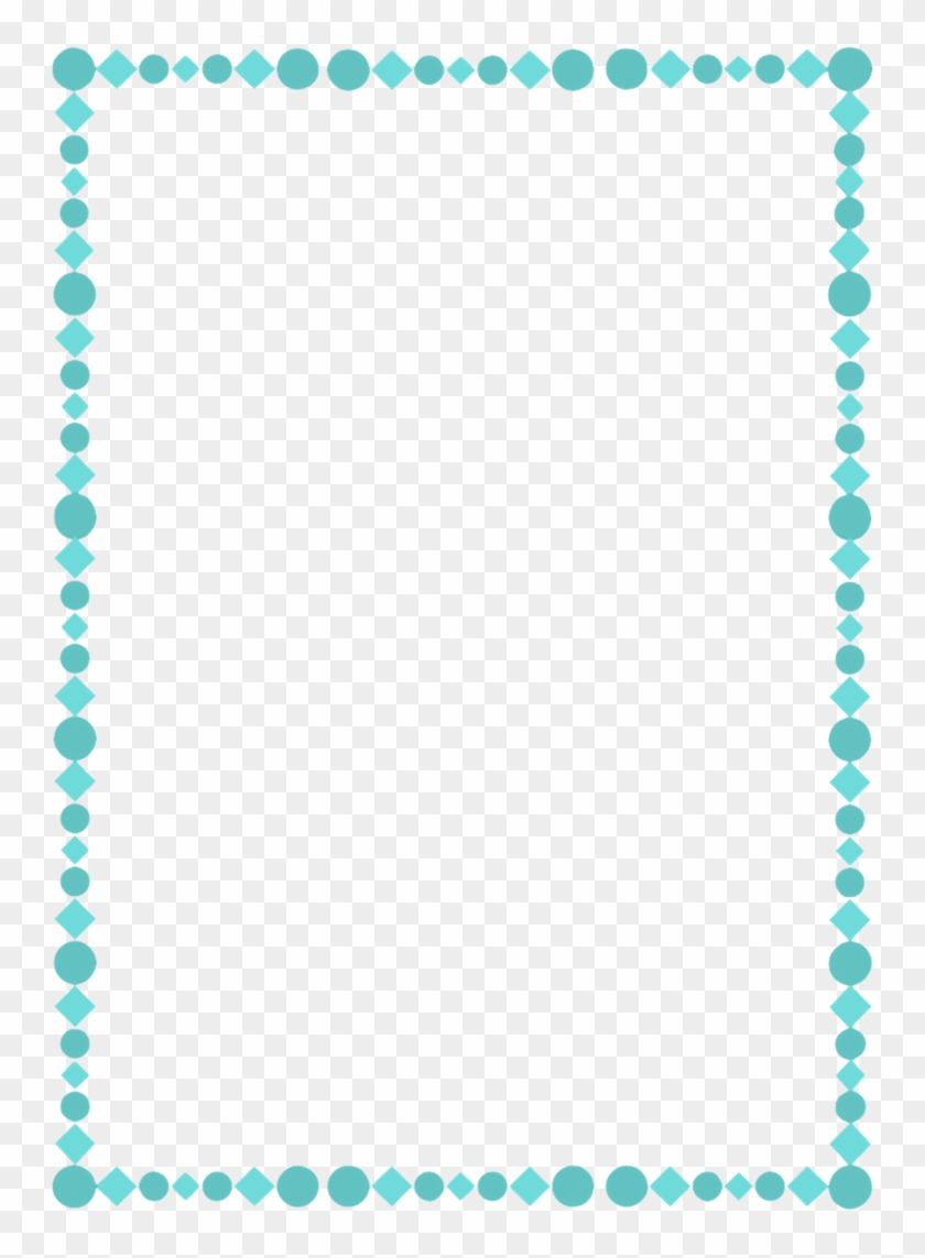 A4 Teal Page Border By Whimsinkal On Deviantart - Apple Certificate Of Incorporation #1048261