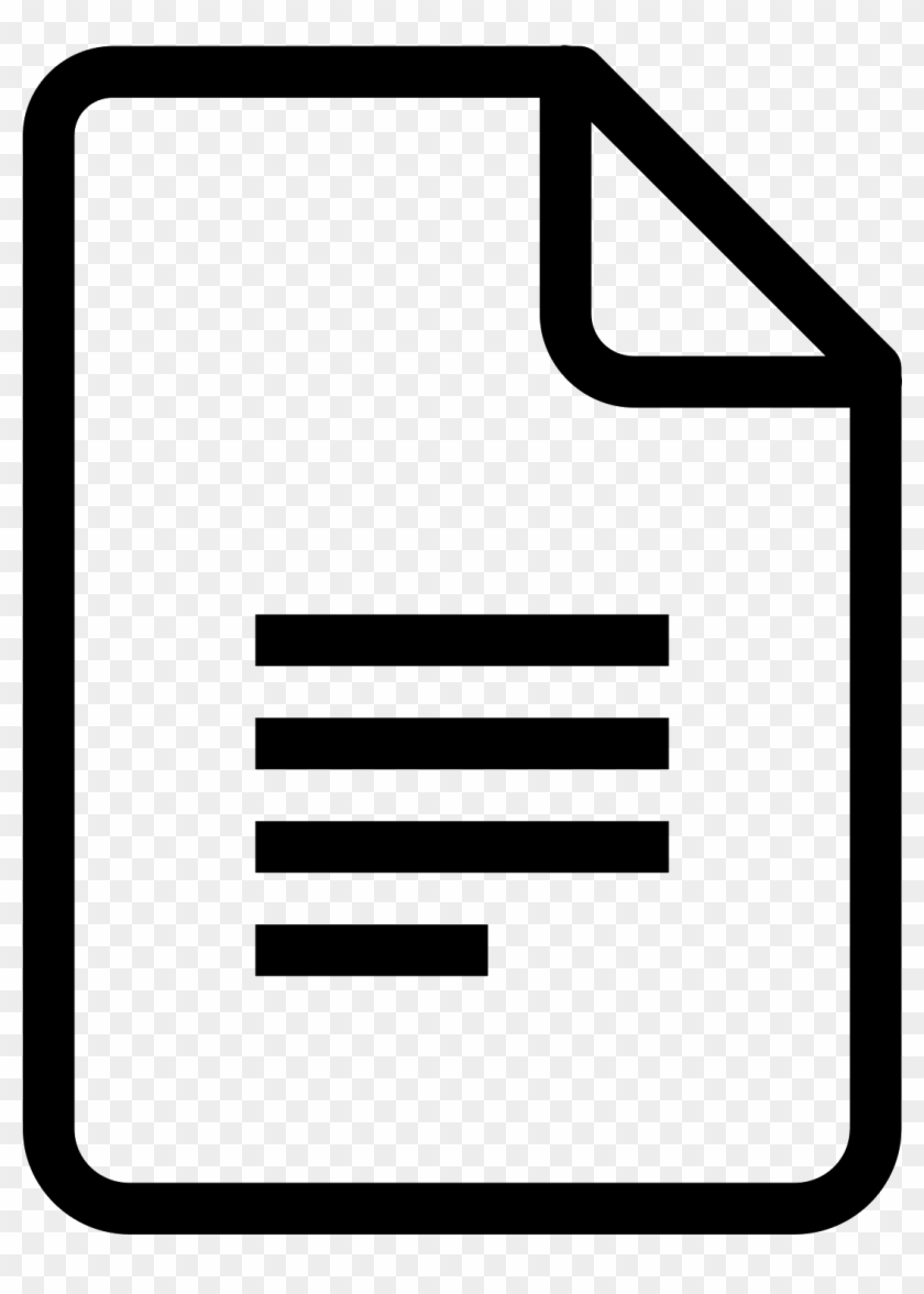This Icon Of Google Docs Is A Piece Of Paper - Format Icon #1048355