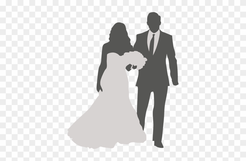 Groom Png Transparent Images - Bride And Groom Silhouette Vector Png #1048362