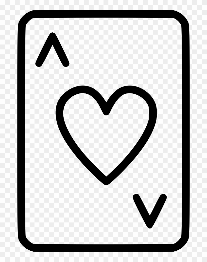 Png File Svg - Playing Card Outline #1048392