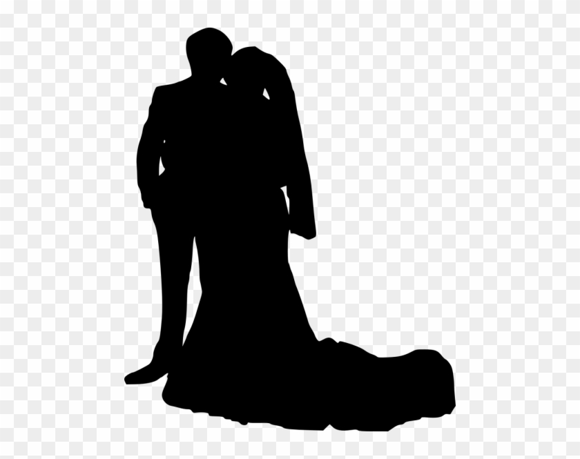 Free Png Bride And Groom Silhouette Png Images Transparent - Portable Network Graphics #1048427