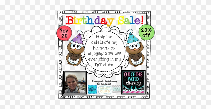 Birthday Sale Plus A Freebie - Birthday #1048503