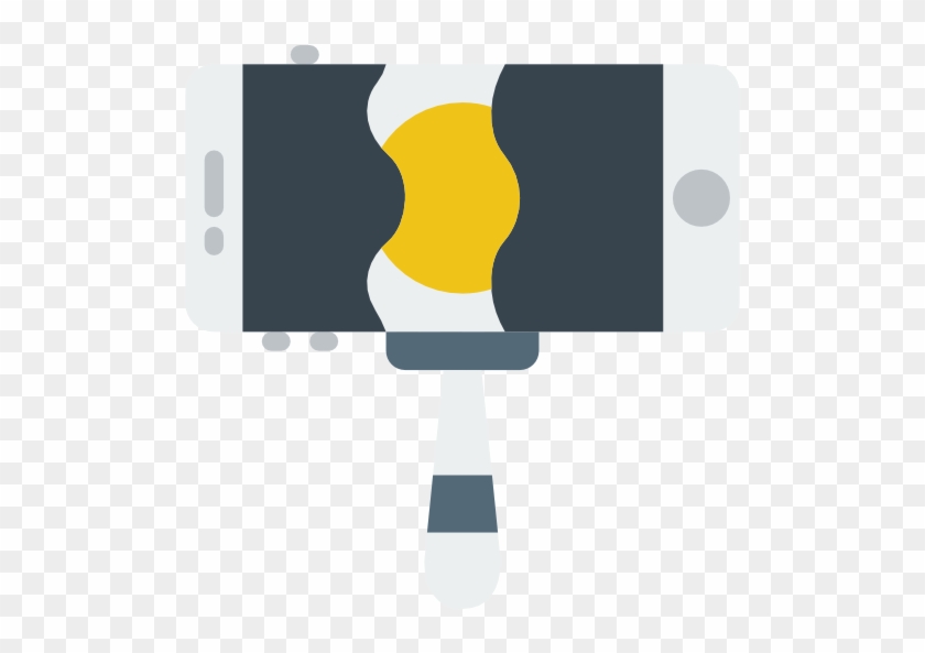 Selfie Stick Free Icon - Cross #1048568