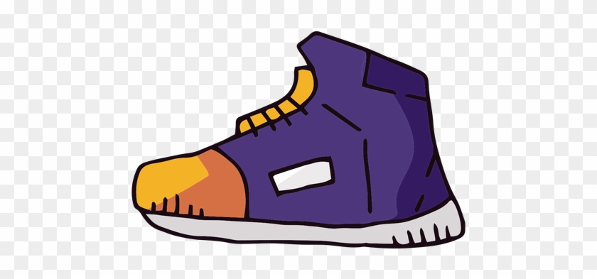 Basketball Sneaker Cartoon Transparent Png - Dibujos Botas De Baloncesto #1048665