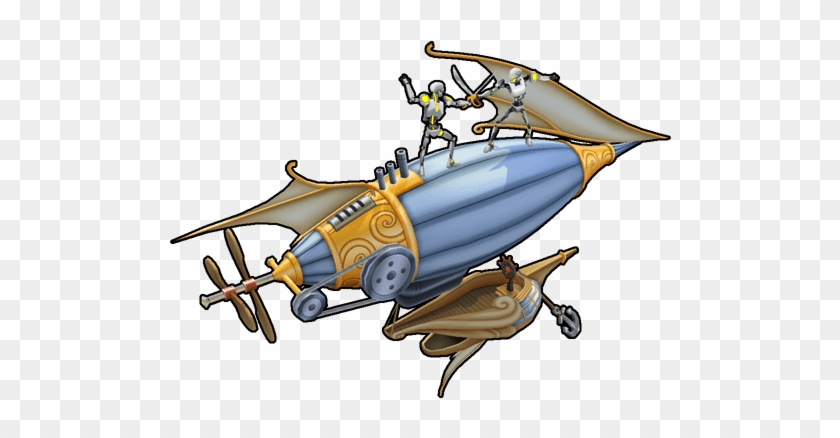 Steampunk Airship Clipart 4 By Morgan - Airship #1048711