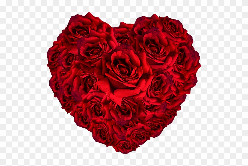 Red Roses Heart Png - Red Roses Transparent Png #1048724