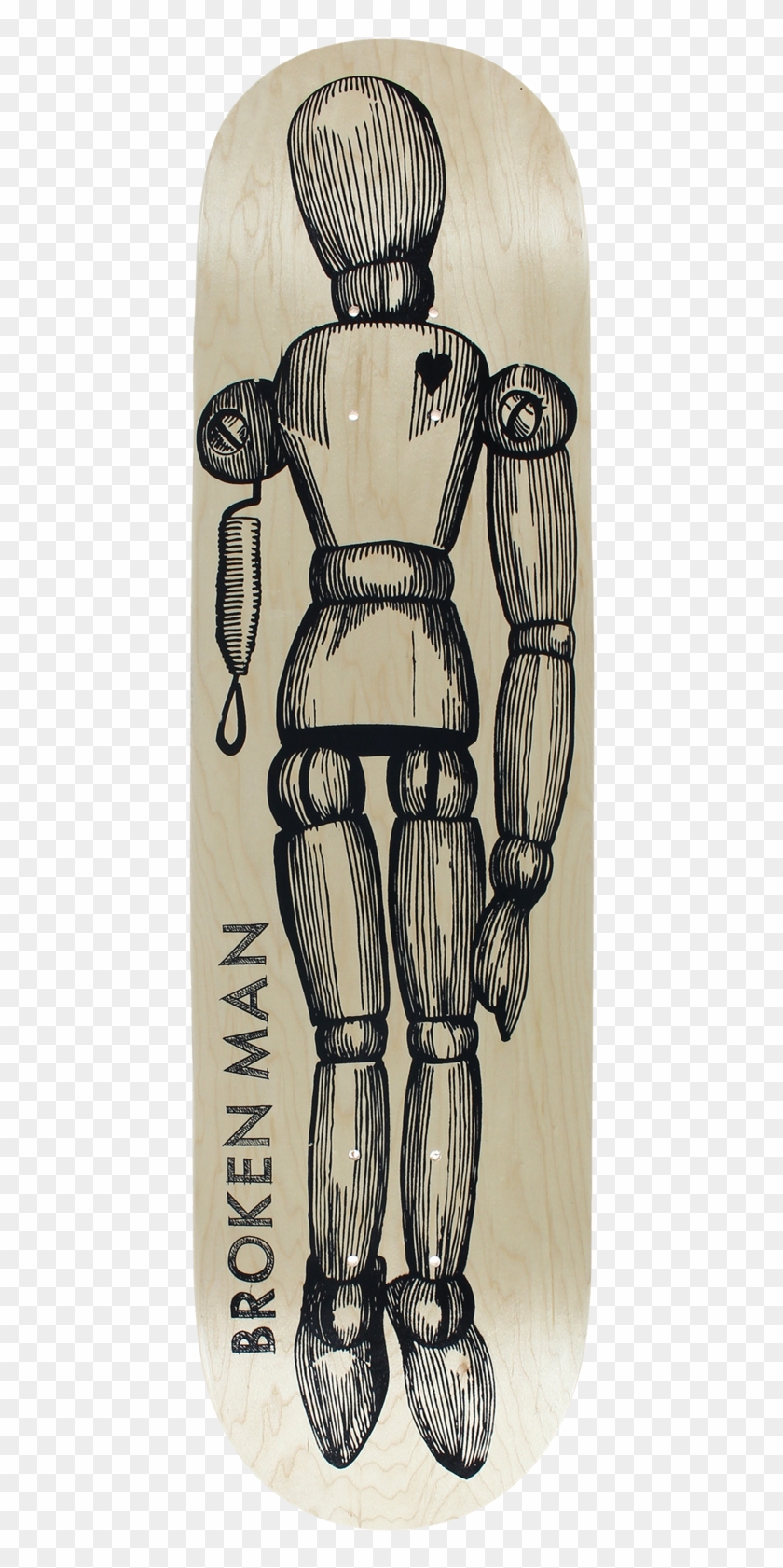 Hurt Life Broken Man Skateboard Deck - Hurt Life Skateboards Broken Man Skateboard Deck - #1048728