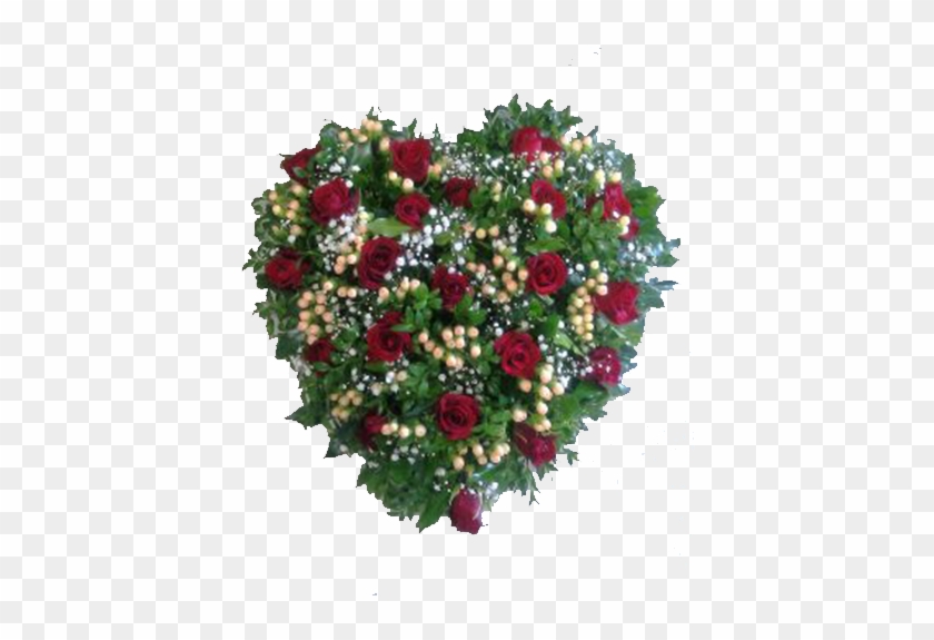 Red Rose Heart - Garden Roses #1048751
