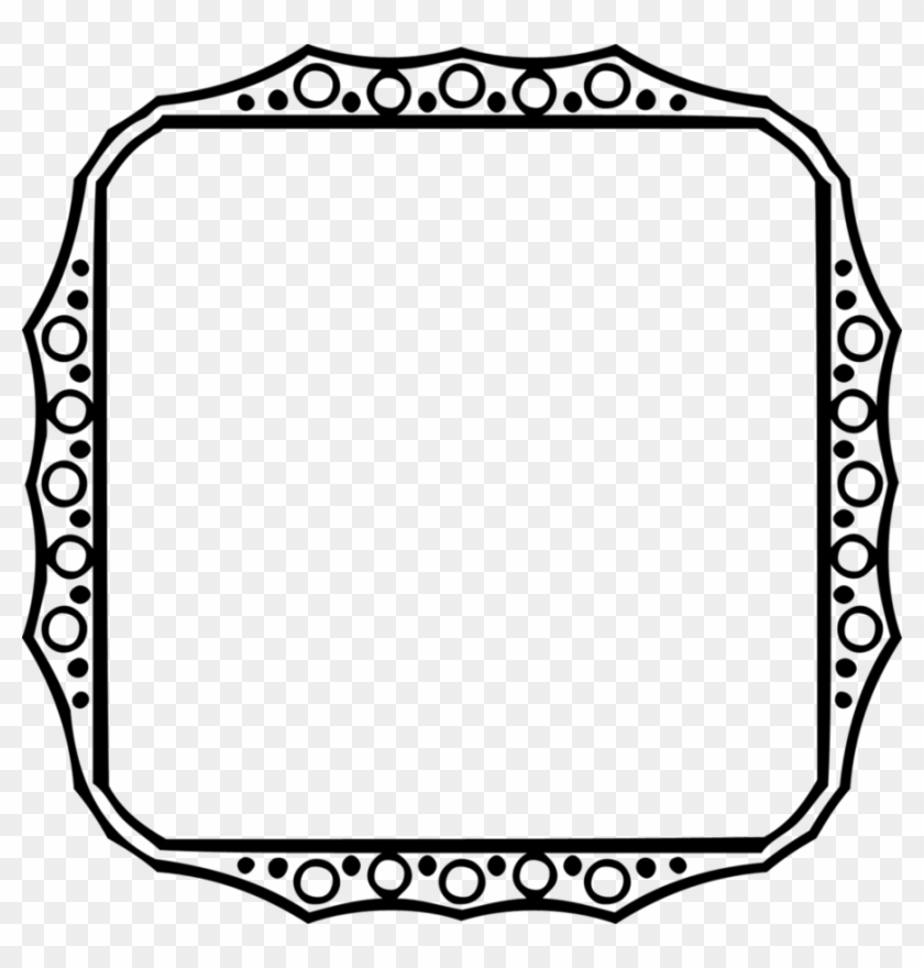 Square Black Frame Png - Ya Allah Design Vector #1048780