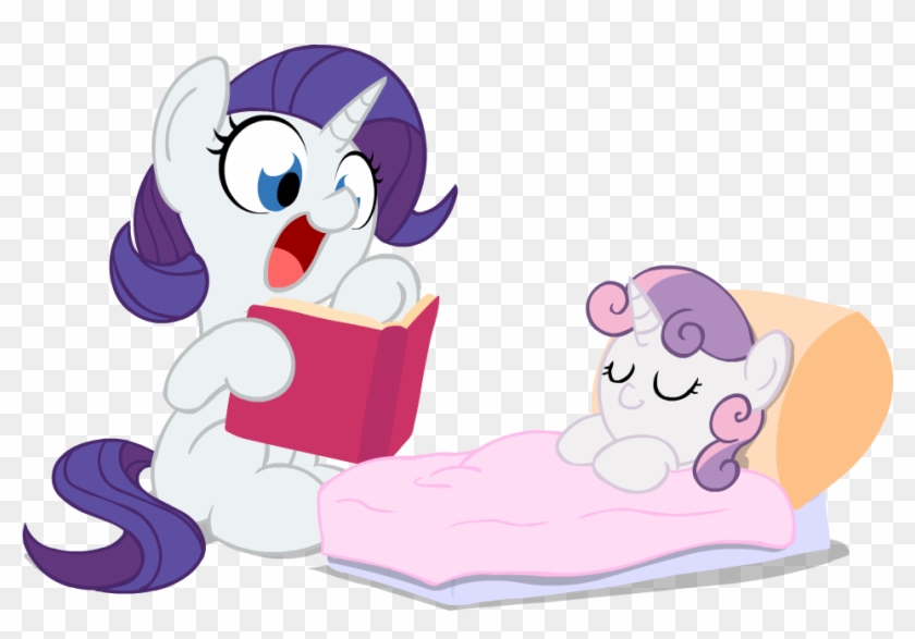 Mrponiator, Bed, Bedtime Story, Cute, Foal, Raribetes, - Bedtime Story Transparent Background #1048809