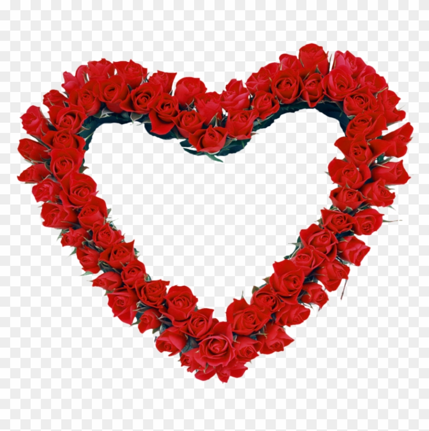 Picture Frames Rose Heart Clip Art - Red Heart Frame Png #1048921