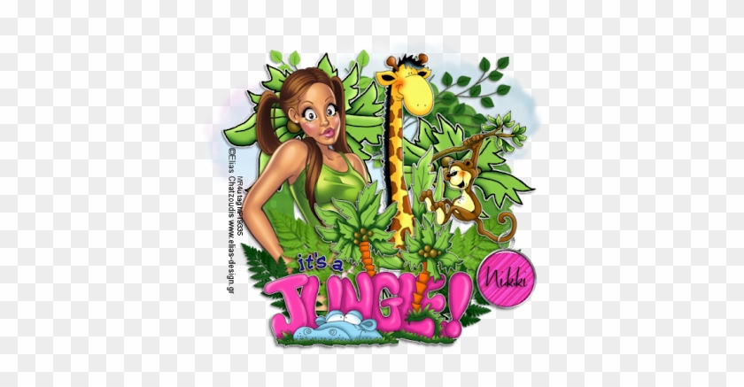 New Tutorial - It's Jungle - 3rd Birthday Invitations #1048923