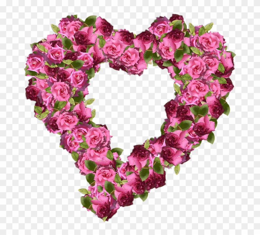 Roses, Heart, Romance, Flower, Love, Decoration, Floral - Rose #1048936