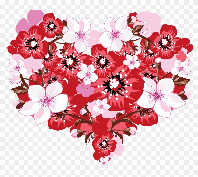 Heart Heart-shaped Artistic Flower Wallpaper - Best Gift - Lilac Flowers Heart Valentine Hoodie/t-shirt/mug #1048948