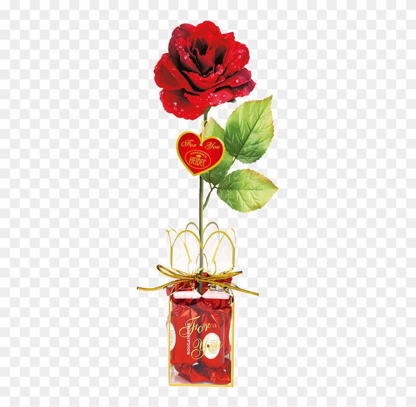 Red Rose - Heidel Rote Rose Für Dich Mit Schokoladenkugeln, 75g #1048950