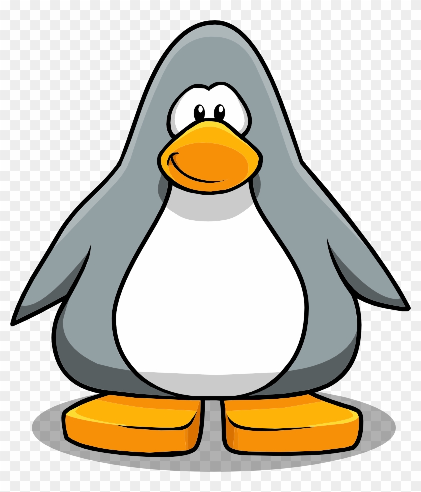 Grey Penguin2223 - Club Penguin Orange Penguin #1048998