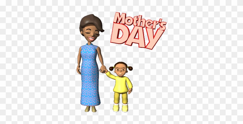 Animated - Mother And Daughter Cartoon Gif - Free Transparent PNG Clipart  Images Download