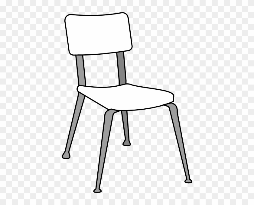 White Classroom Chair Clip Art At Clker Com Vector - Office Chair #1049165