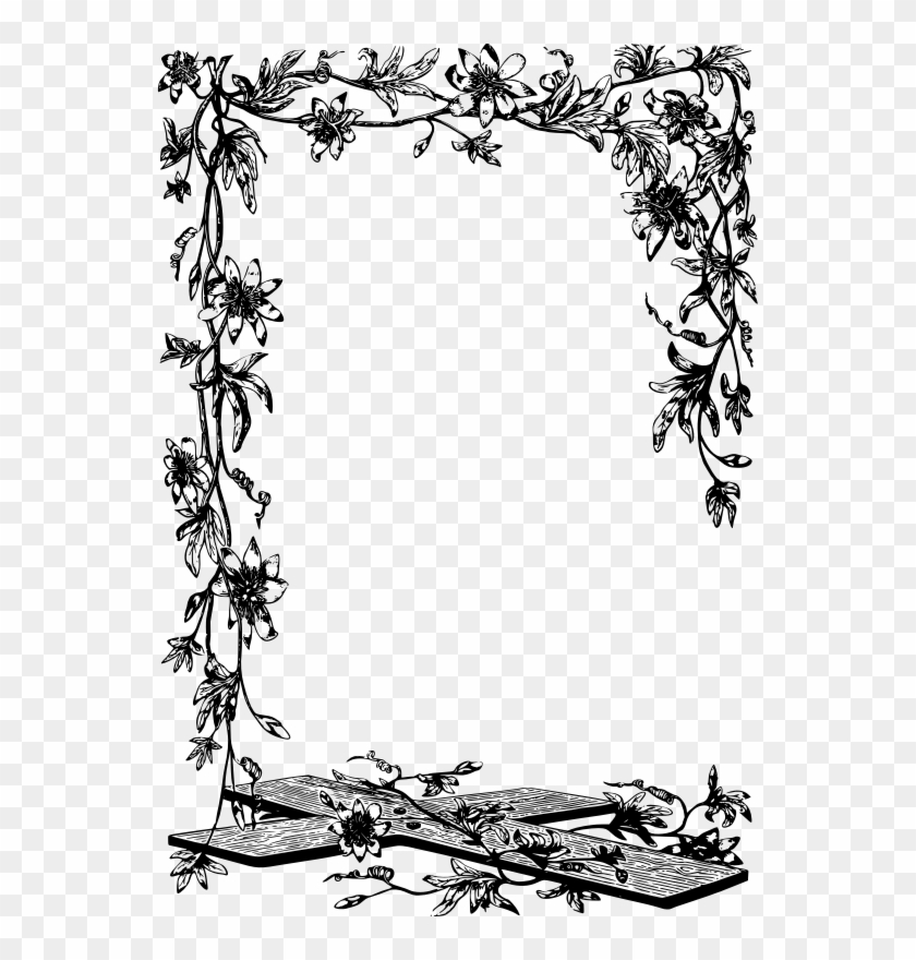 Medium Image - Black And White Tree Frames Png #1049183