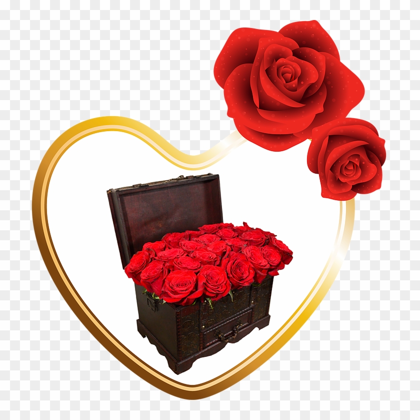 Red Valentine Bouquet White Roses - Happy Valentines Day Friend #1049294
