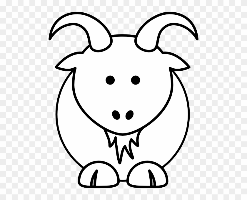 Goat Clip Art - Mask For Three Billy Goats Gruff #1049340