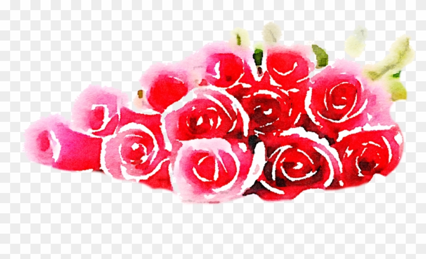 Free Roses Pile Png Watercolor Freetouse Usefreely - Thank You For Anniversary Wishes #1049347