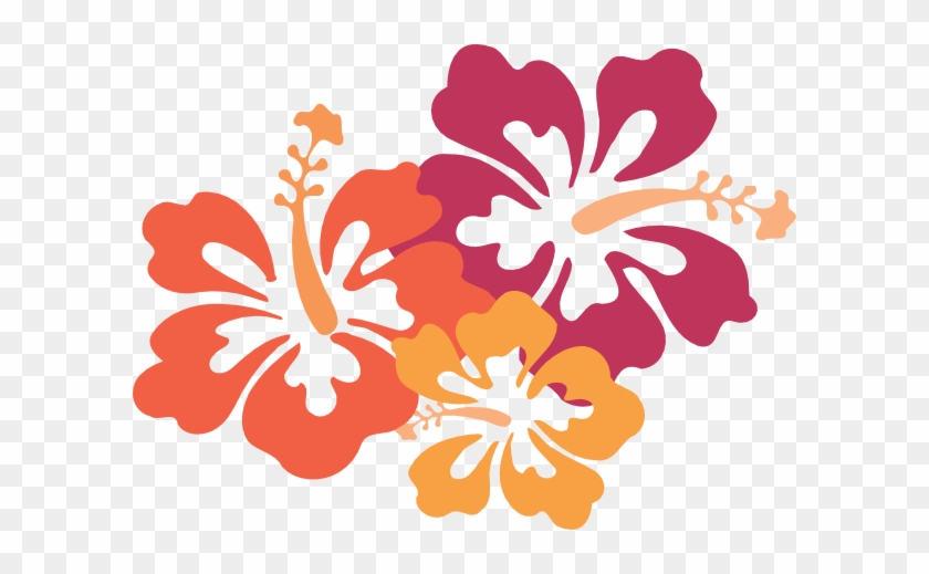 Hawaiian Flower Clip Arts #1049394