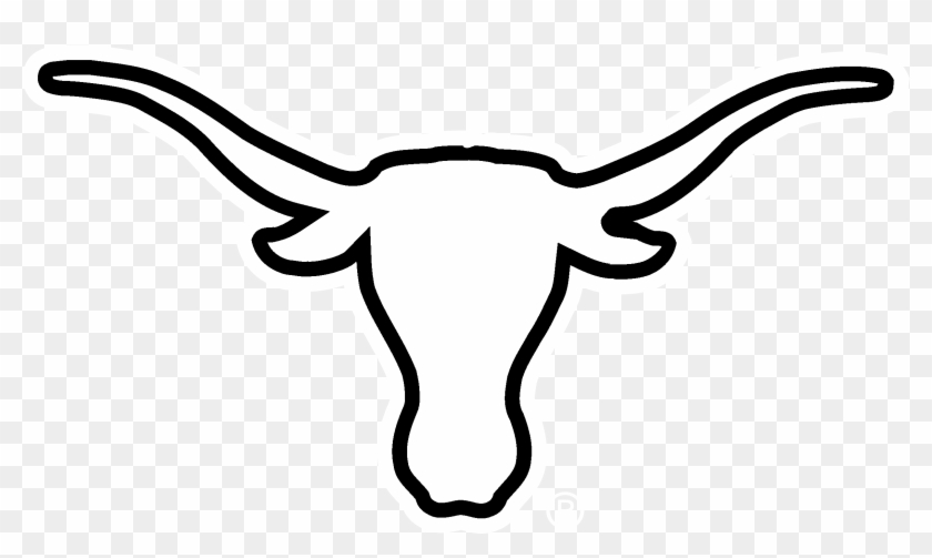 Texas Longhorns Logo Black And White - Texas Longhorn Logo Png #1049514