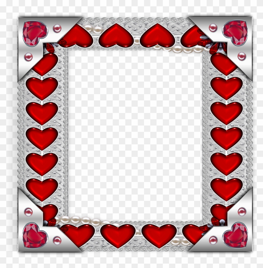 Red Hearts Frame By Gautamdas1992 Red Hearts Frame - Картинки Сердечки Любовь #1049530