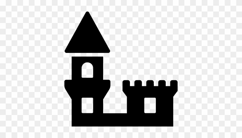 Castle Vector - Medieval House Icon Png #1049657