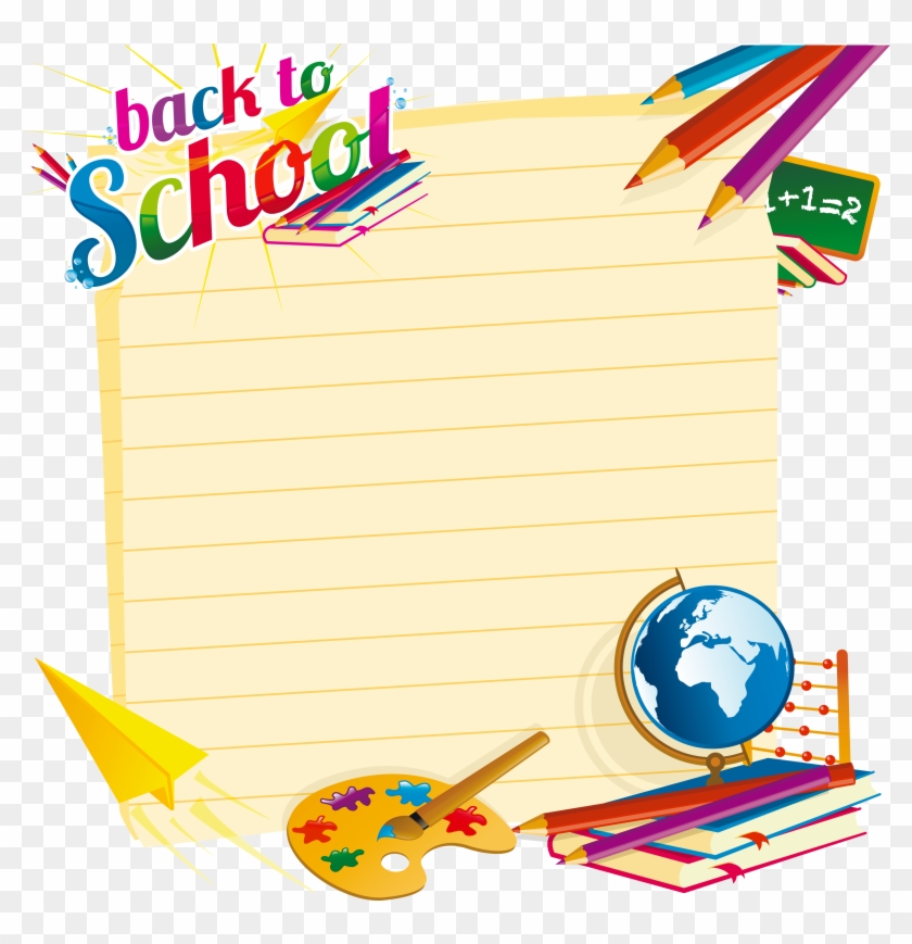 Back To School Decor Png Picture Png M 1434276767 Clipart - School #1049732