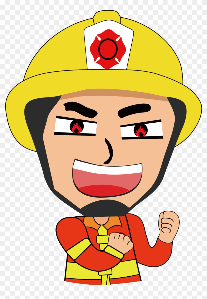 Bombero De Extinción De Incendios De Dibujos Animados - Firefighter - Free  Transparent PNG Clipart Images Download