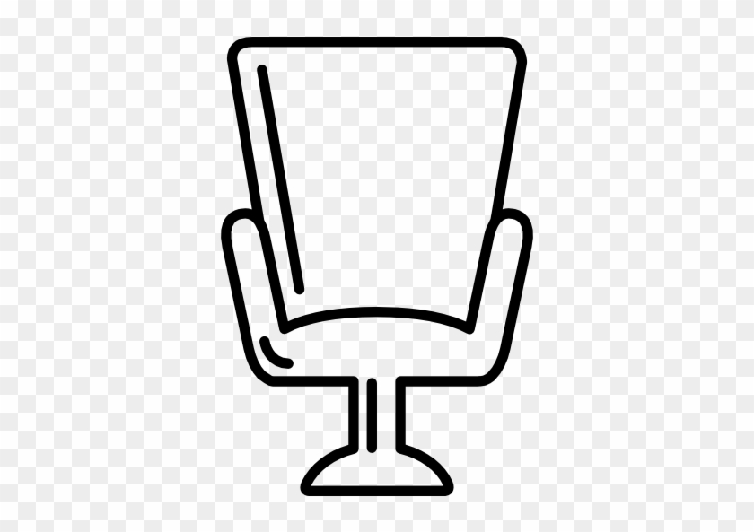 Armchair Outlined Furniture Free Icon - Seats Outline #1049875