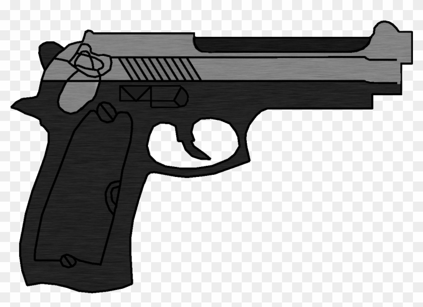 Drawn Pistol - Drawn Handgun #1049920
