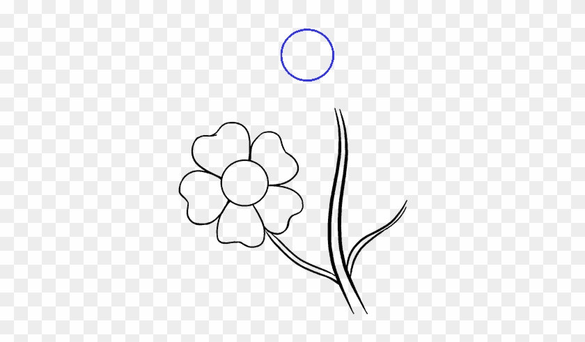 How To Draw Cartoon Flowers - Easy Flowers To Draw #1049925