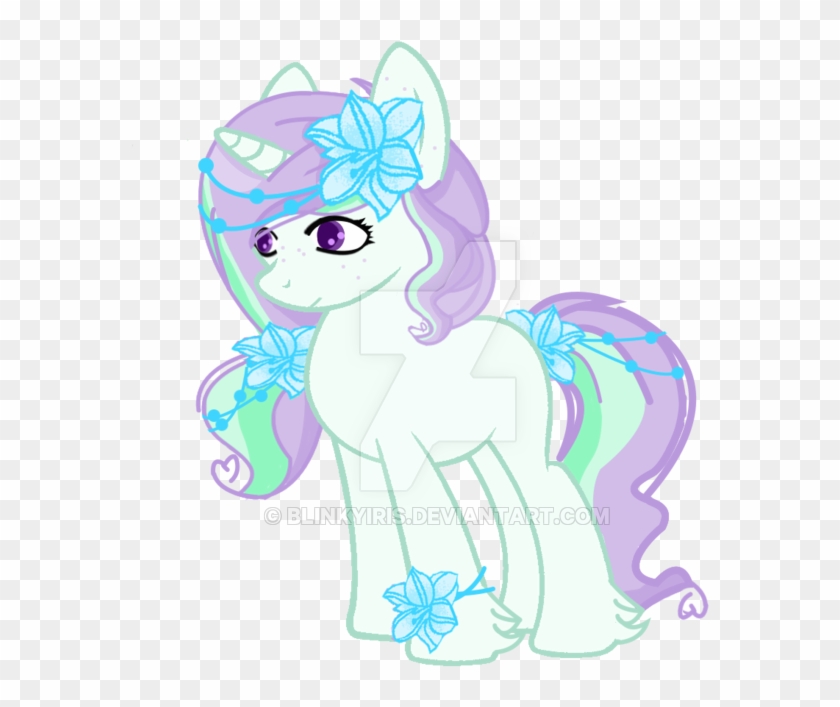 Aqua Lily {mlp Oc} By Blinkyiris - Cartoon #1049945