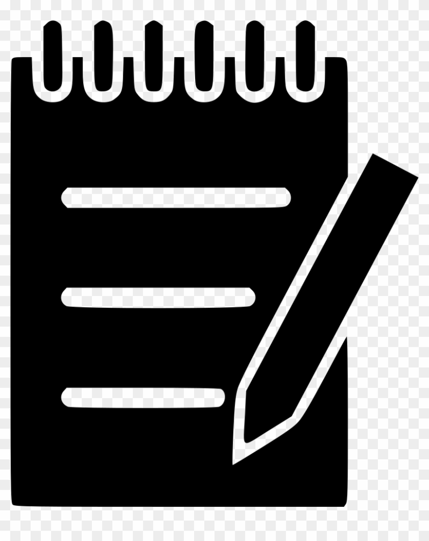 Notebook Pen Comments - Notebook And Pen Icon Png #1050038
