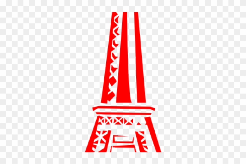 Eiffel Tower Clipart Red - Pink Eiffel Tower Clip Art #1050081