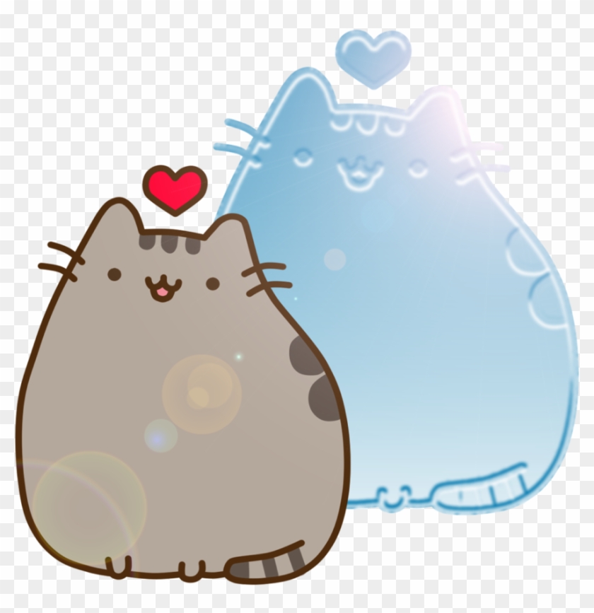 Pusheen Cat Inlove By Lali The Bunny - Cats Pusheen In Love #1050110