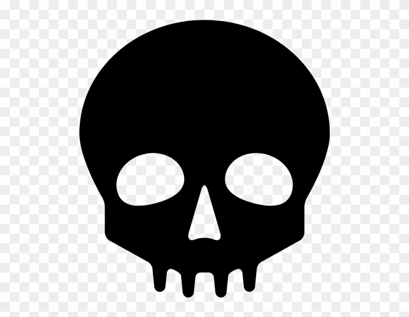 Skull Rubber Stamp - Skull Icon Png #1050123