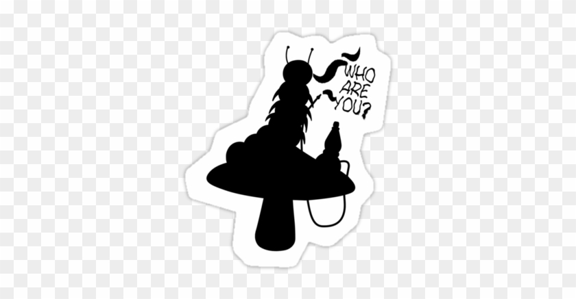 Alice In Wonderland Caterpillar Silhouette Clip Art - You Alice In Wonderland Quote #1050225