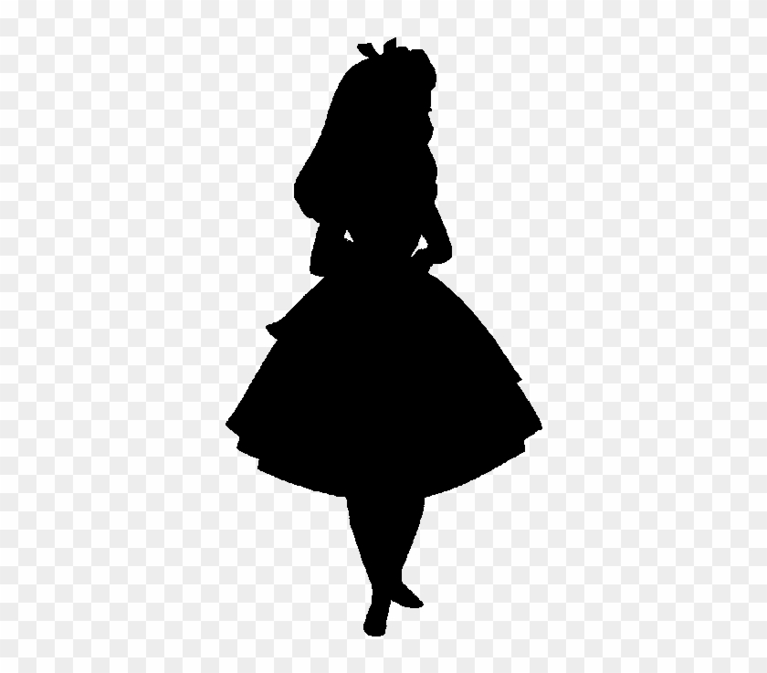Alice With Teapot 190 Micron Mylar Stencil Durable - Alice In Wonderland Silhouette #1050232