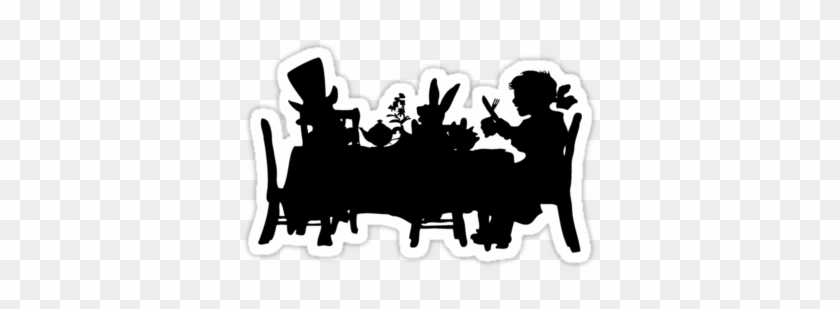 Alice In Wonderland Silhouette Tattoo - Alice In Wonderland Happy Birthday #1050242
