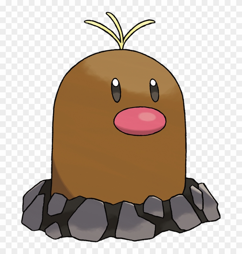 Alolan Diglett Pokédex - Diglett With Leaves #1050367