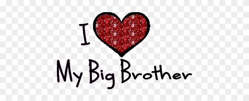 I Love My Brother Clipart - Love U Big Brother #1050423