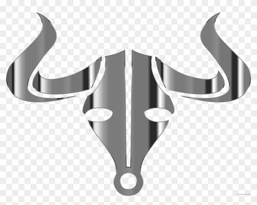 Bull Animal Free Black White Clipart Images Clipartblack - Bull Logo No Background #1050492