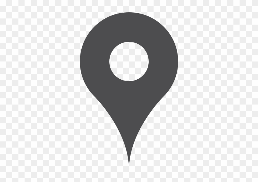 Search Icon Pin - Gray Location Icon Png #1050549