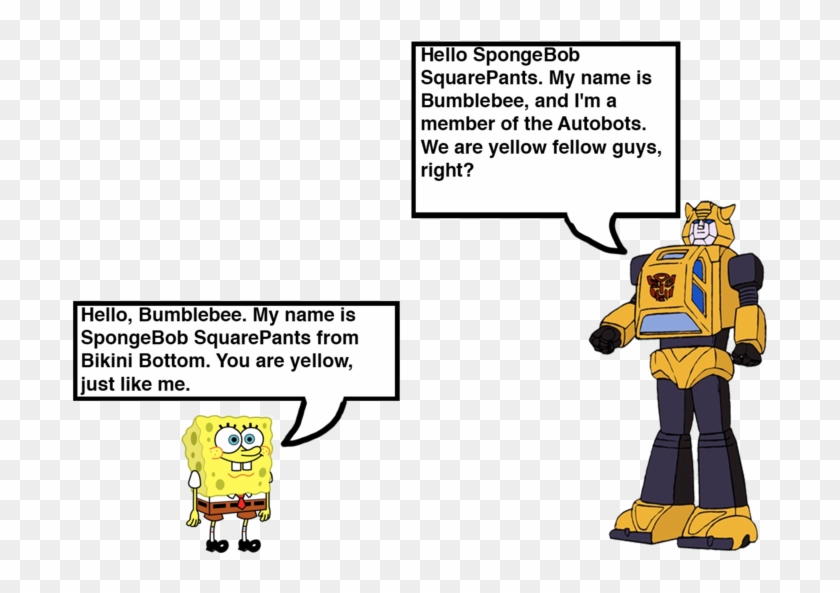 Spongebob Meets Bumblebee By Darthranner83 - Cartoon #1050601